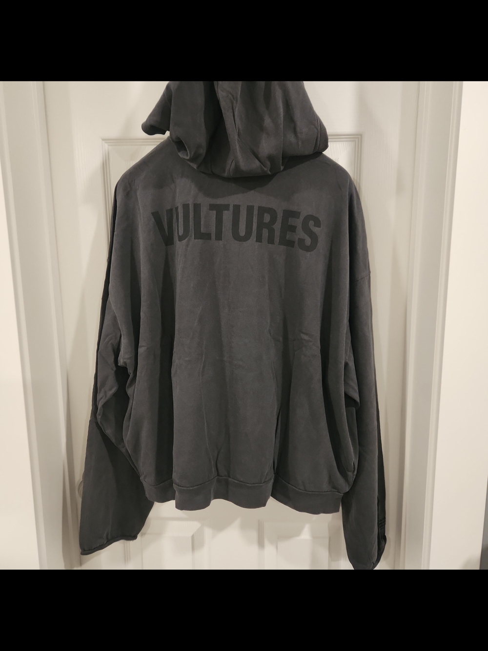YZY Yeezy Vultures Korea Hoodie Black Size 3 Fits L XL XXL Kanye West New In Bag